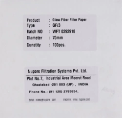 Микростекловолоконные фильтры GF/3 NUPORE